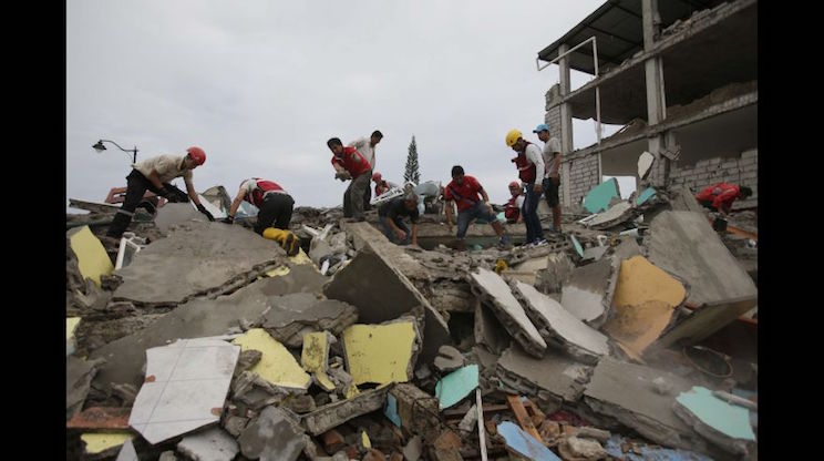 Terremoto Ecuador